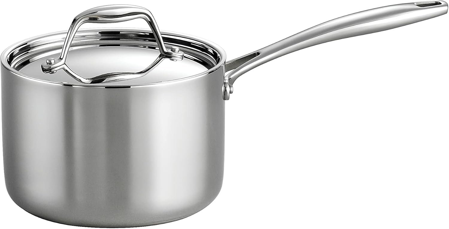 Stainless Steel Saucepan with Lid