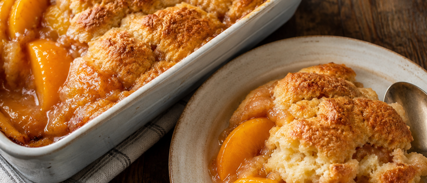 Southern Peach Cobbler Recipe