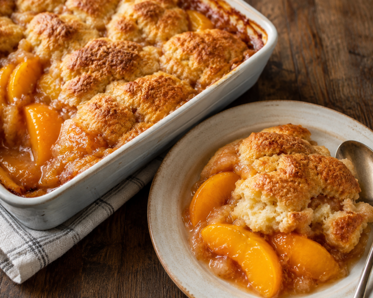 Southern Peach Cobbler Recipe